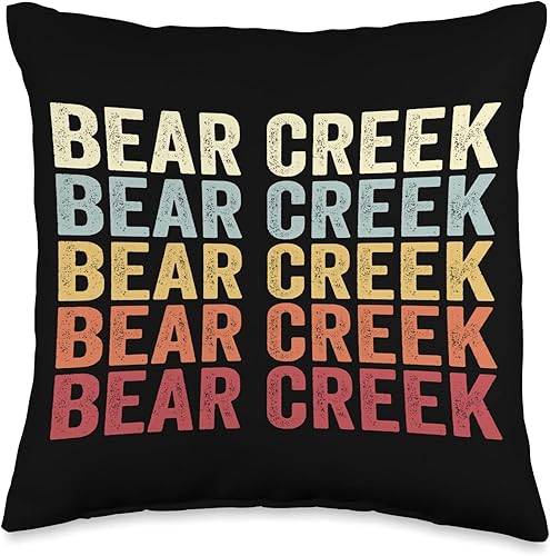 Vintage Text Throw Pillow, 16x16, Multicolor