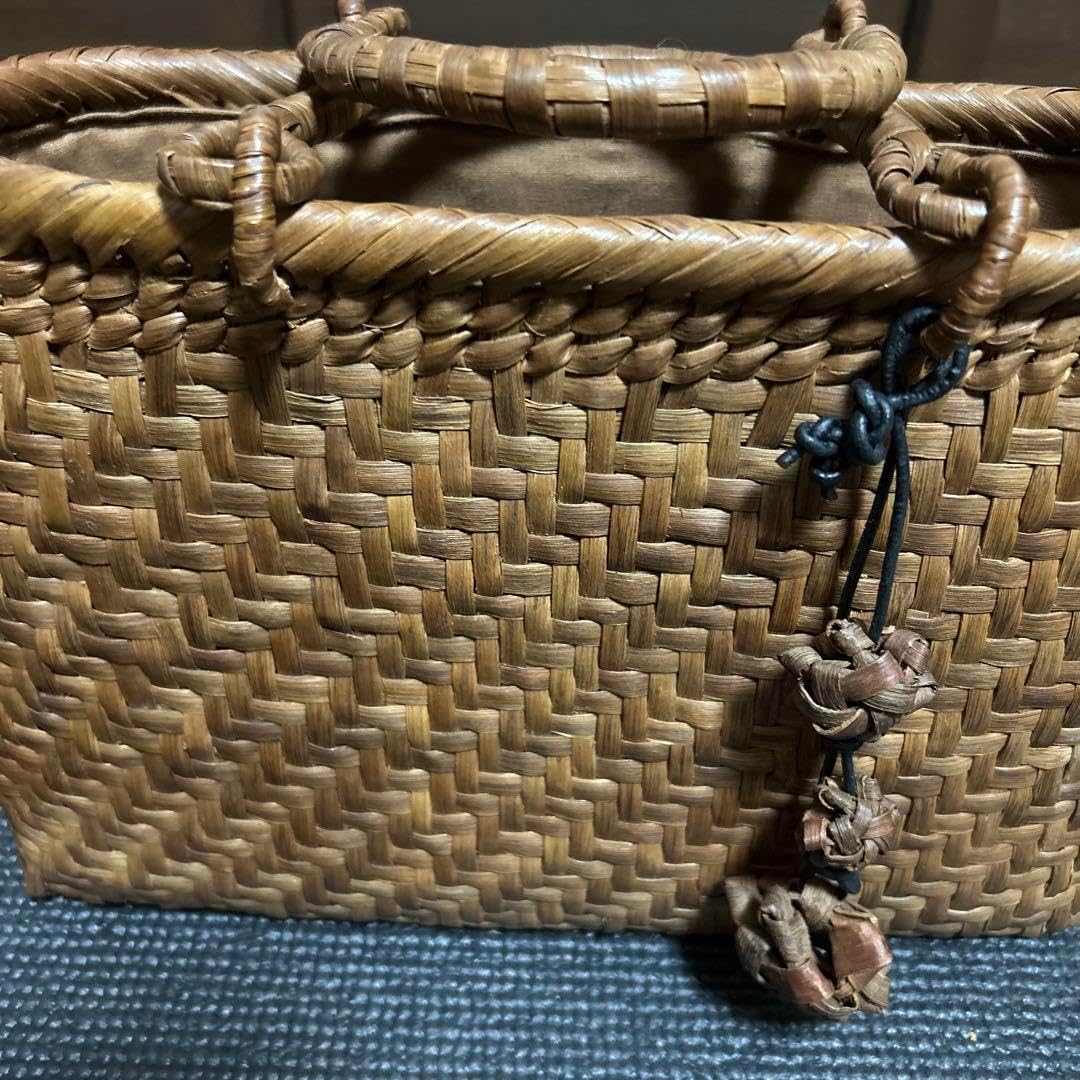 山葡萄 かごバッグ 網代編み やまぶどう 山ぶどう カゴバッグ