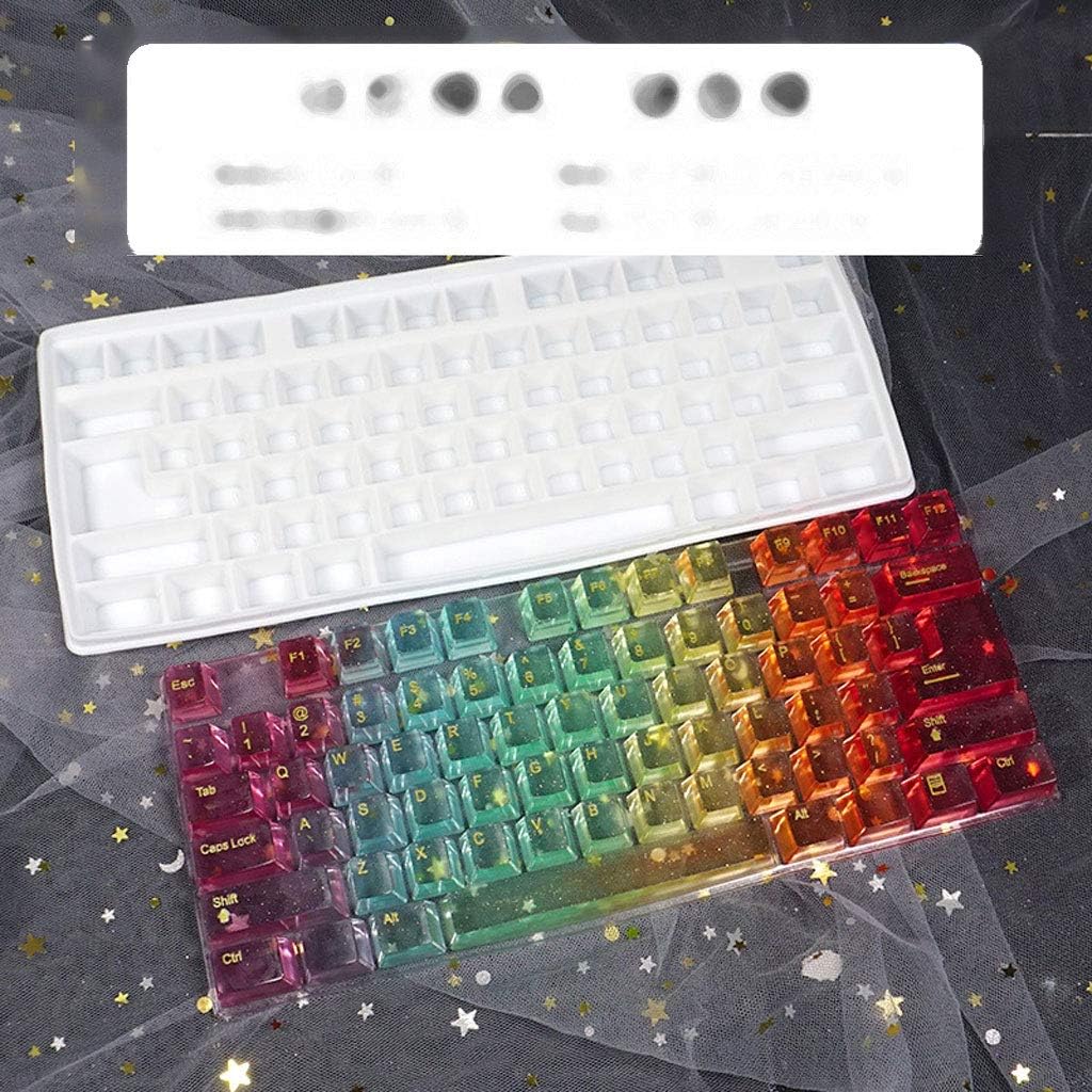 Computer Keyboard Silicone Mold l Handmade Soap Chocolate Candy Mould ft Resin Clay Decorating Tools Silicone