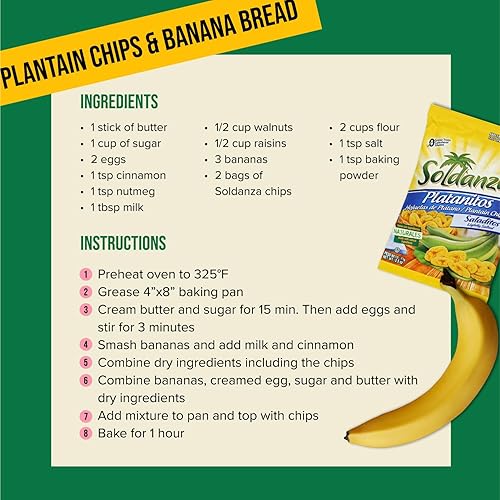 Miniatura 7 de Soldanza - Paquete variado de papas fritas de plátano, 6 mezclas (paquete de 6) | International Snack | 2.5 oz - Journey of Snacks