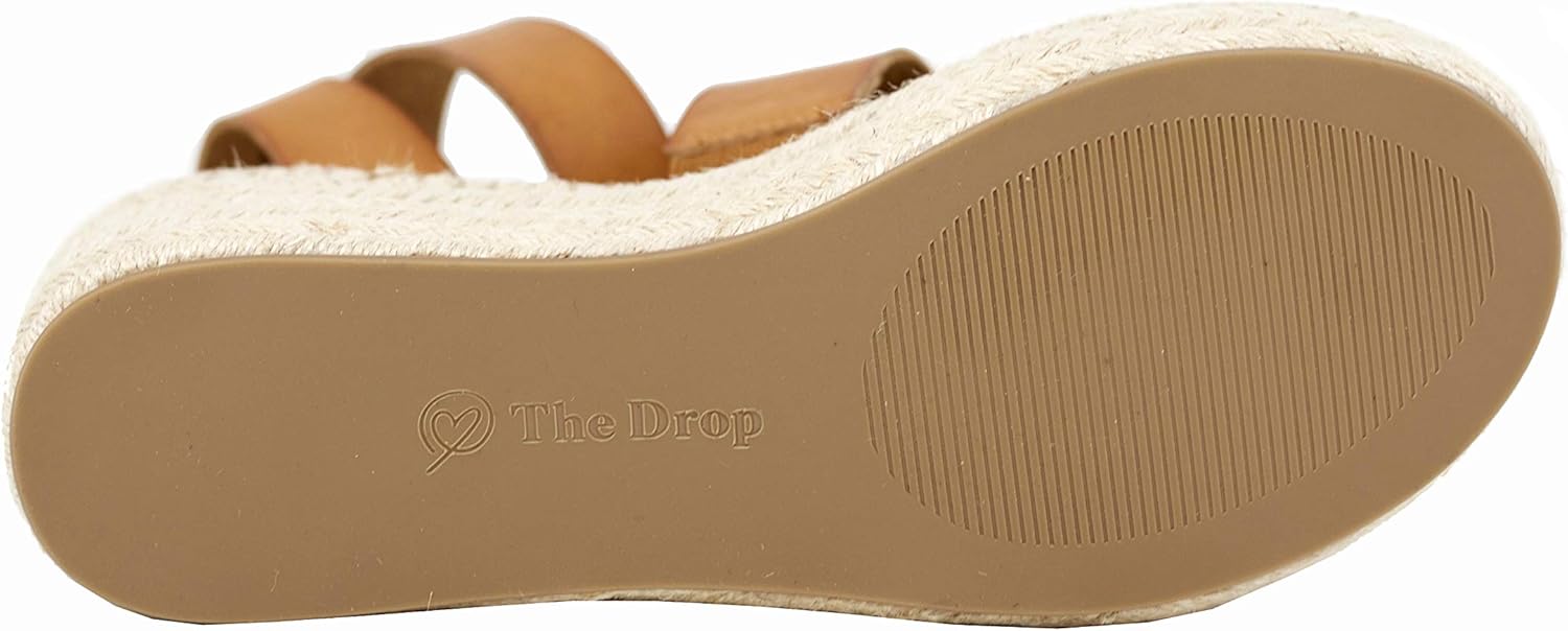 Vista 6 de The Drop Listilla - Sandalias de cuña para mujer