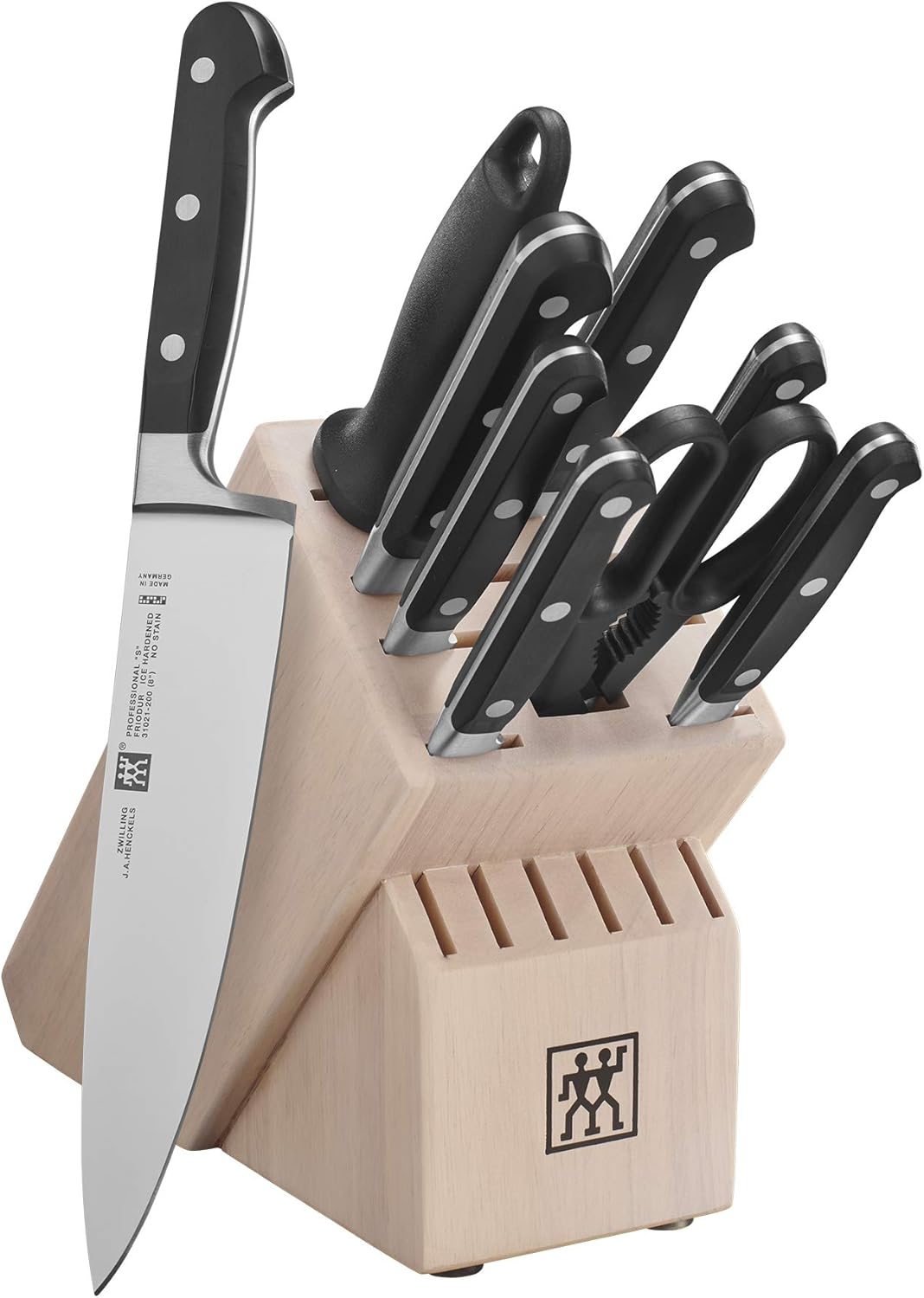 ZWILLING Professional "S" 10-pc Knife Block Set - White