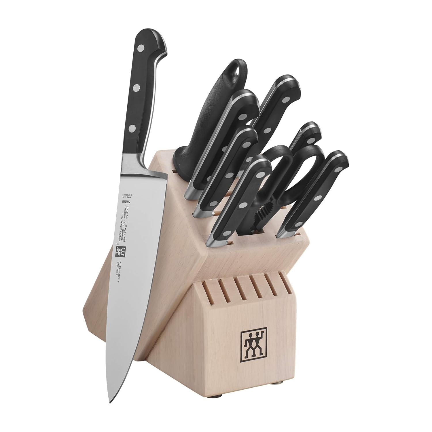 ZWILLING Professional S 10-pc Knife Block Set - White