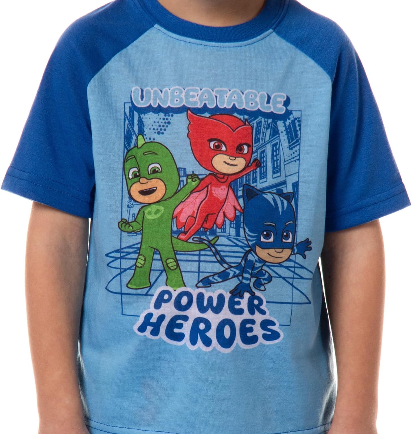 PJ Masks Toddler Boys' Gekko Catboy Owlette Unbeatable Power Heroes 2 Piece Long Sleeve Pajama Set - Image 3