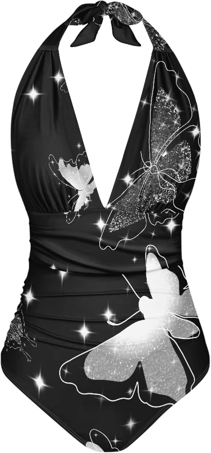 Cumagical One Piece Swimsuit Women Tummy Control Sexy Plus Size Bathing Suit for Women