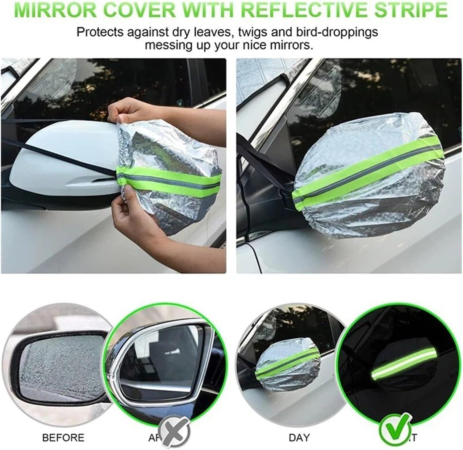 Snow Protection for Cars 9 Magnetic Car Windshield Cover Universal Sunshades Snow Frost Ice Protecto 1Pc