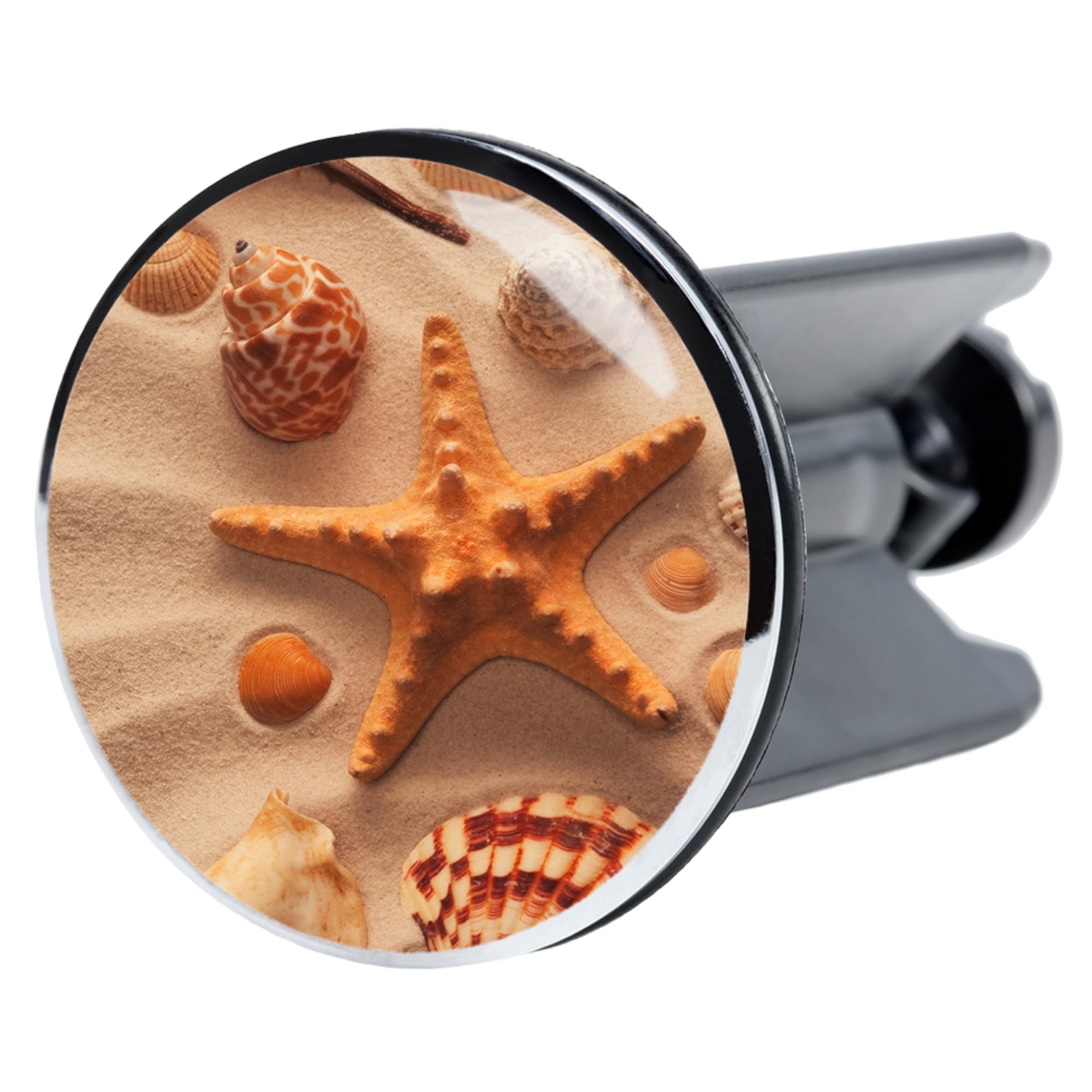 Sanilo Wash Basin Plug Sanibel, Beautiful 40 mm Sink Plug, Easy to Insert into the Wash Basin