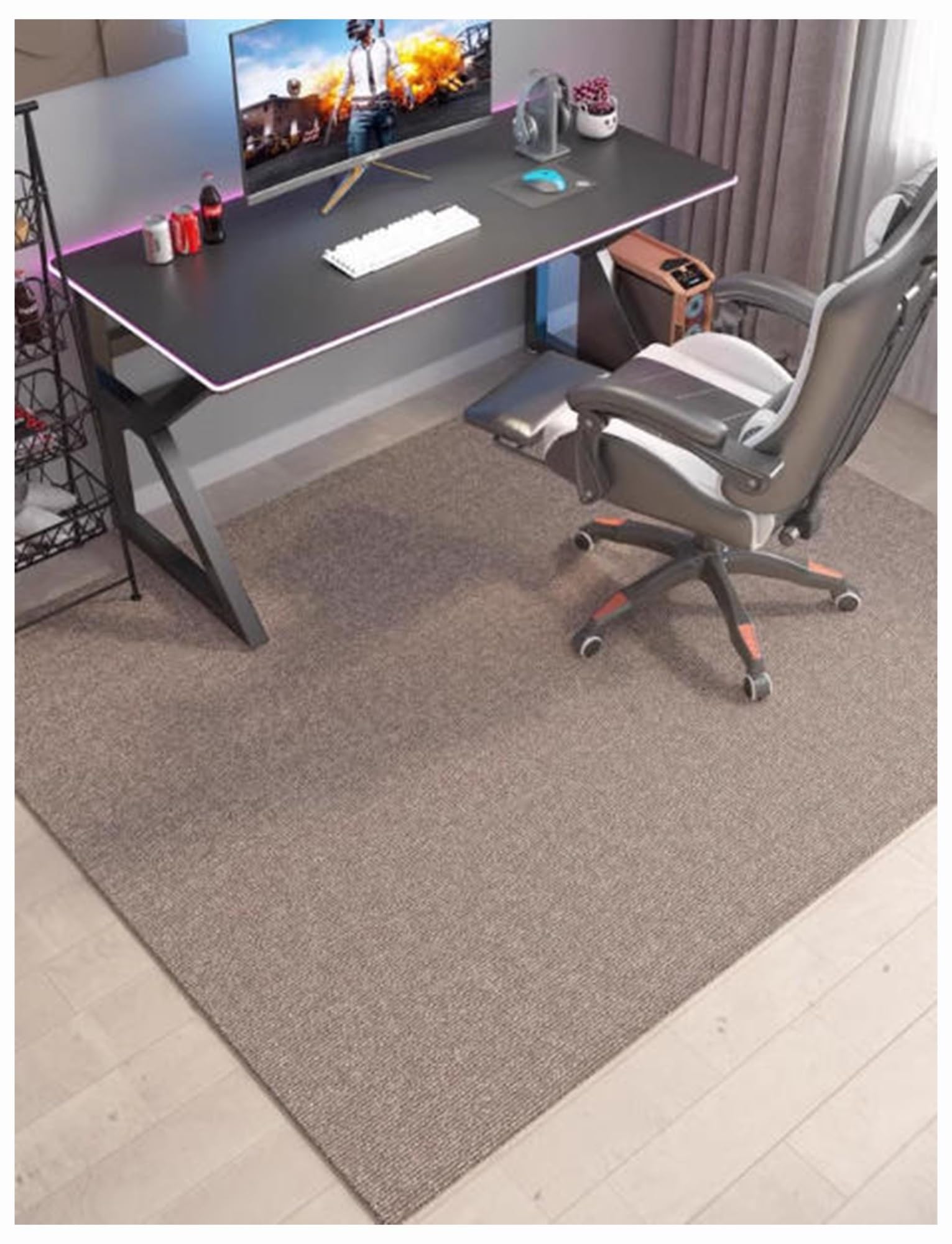 Tapis d'entrée absorbant antidérapant et anti-bruit pour maison