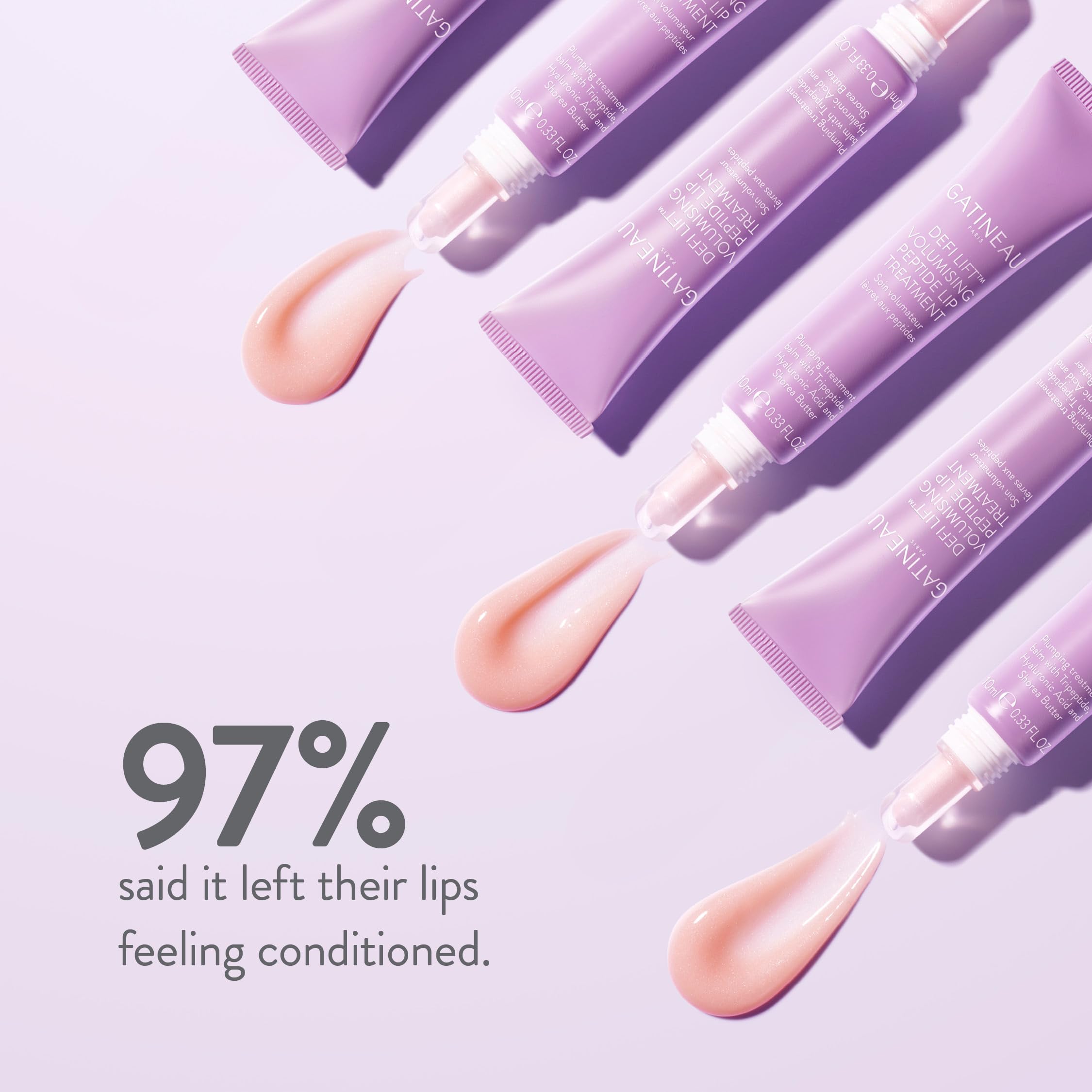 GATINEAU Defi Lift Volumising Peptide Lip Treatment, 10ml, Tripeptide, Hyaluronic Acid & Shorea Butter - Image 4