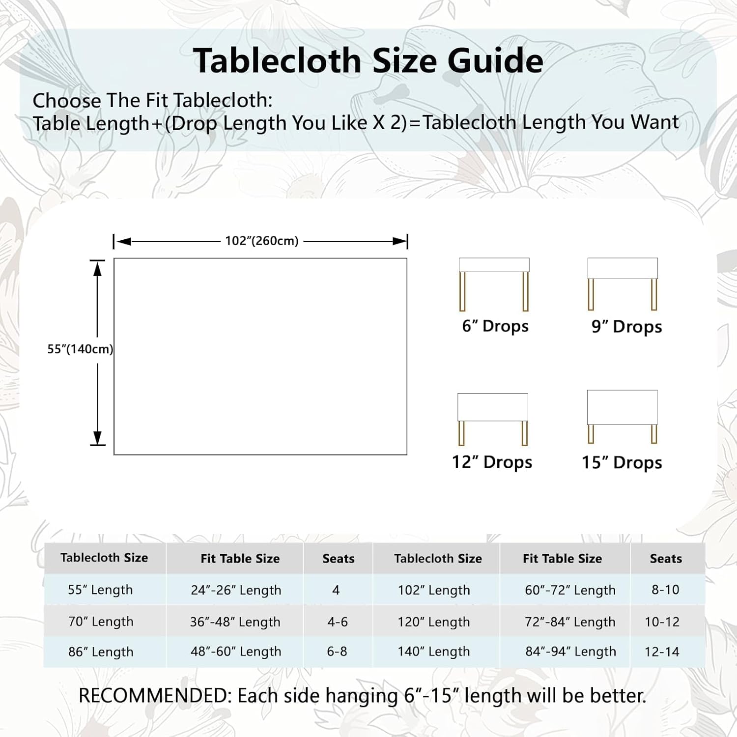 Linen-Like Polyester Tablecloth with Jacquard Texture, Rectangle Table Cover, Stain-Resistant, Decorative Tablecloth for Dining, Indoor Outdoor, Parties & Everyday Use