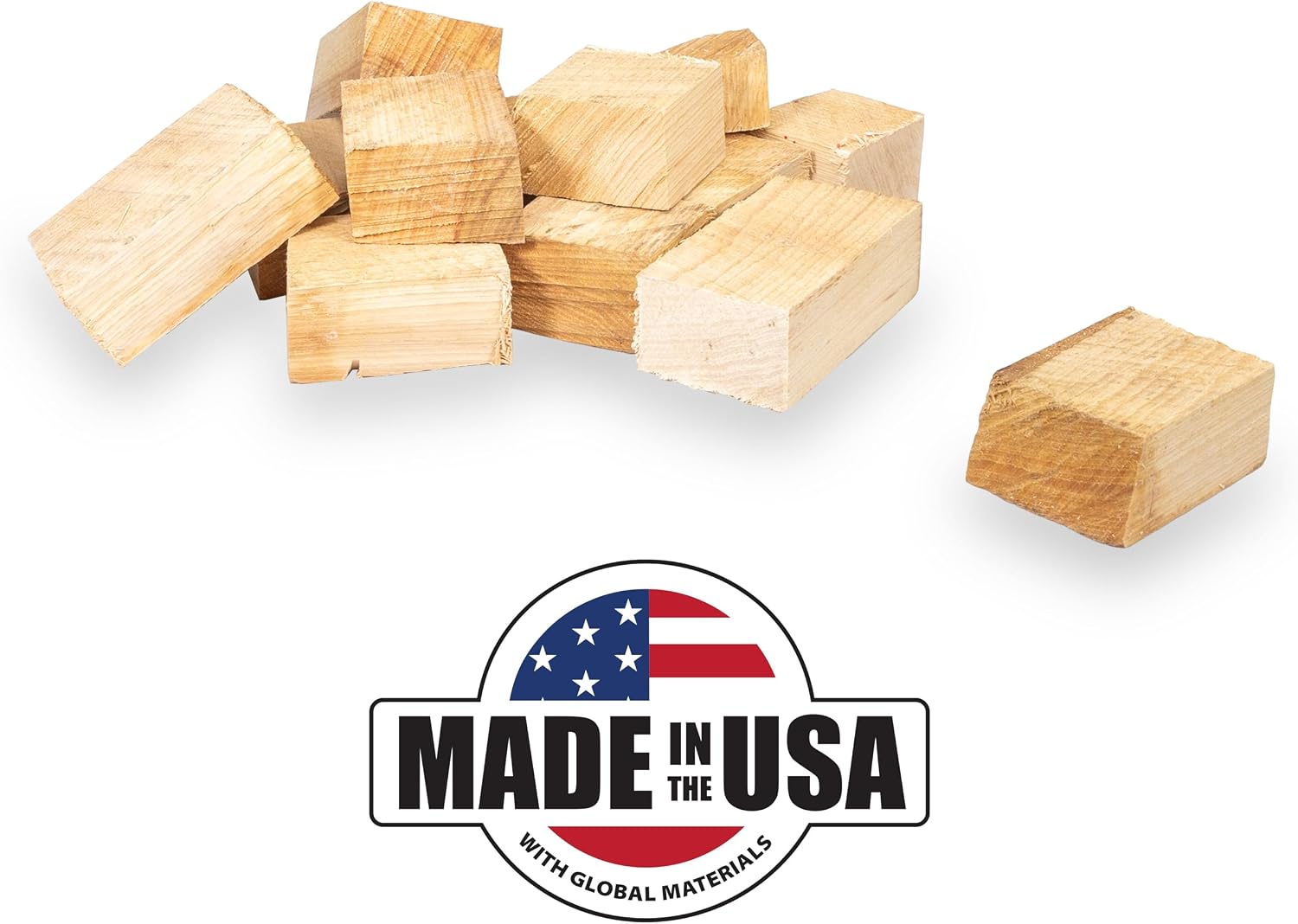 MARSHALLTOWN Arkansas Championship Hickory Chunks, 10 Lb, Assembled in USA