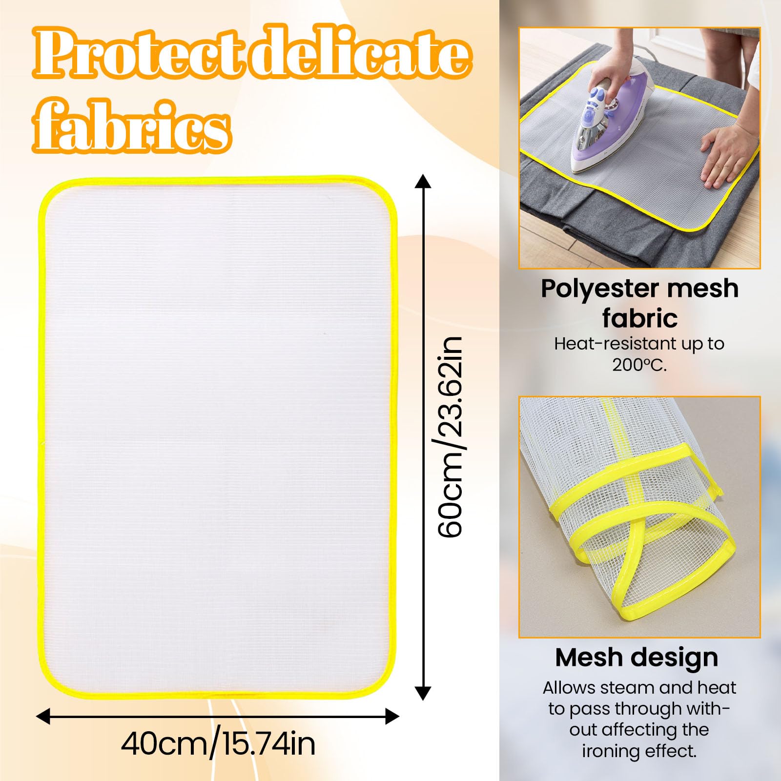 Telo per Stirare sul Tavolo,Tappetino da Stiro,Coperta Termica per Stirare,Coperta da Stiro Portatile con Cuscino Poggiaferro in Silicone Adatta per la Stiratura a Vapore da Tavolo