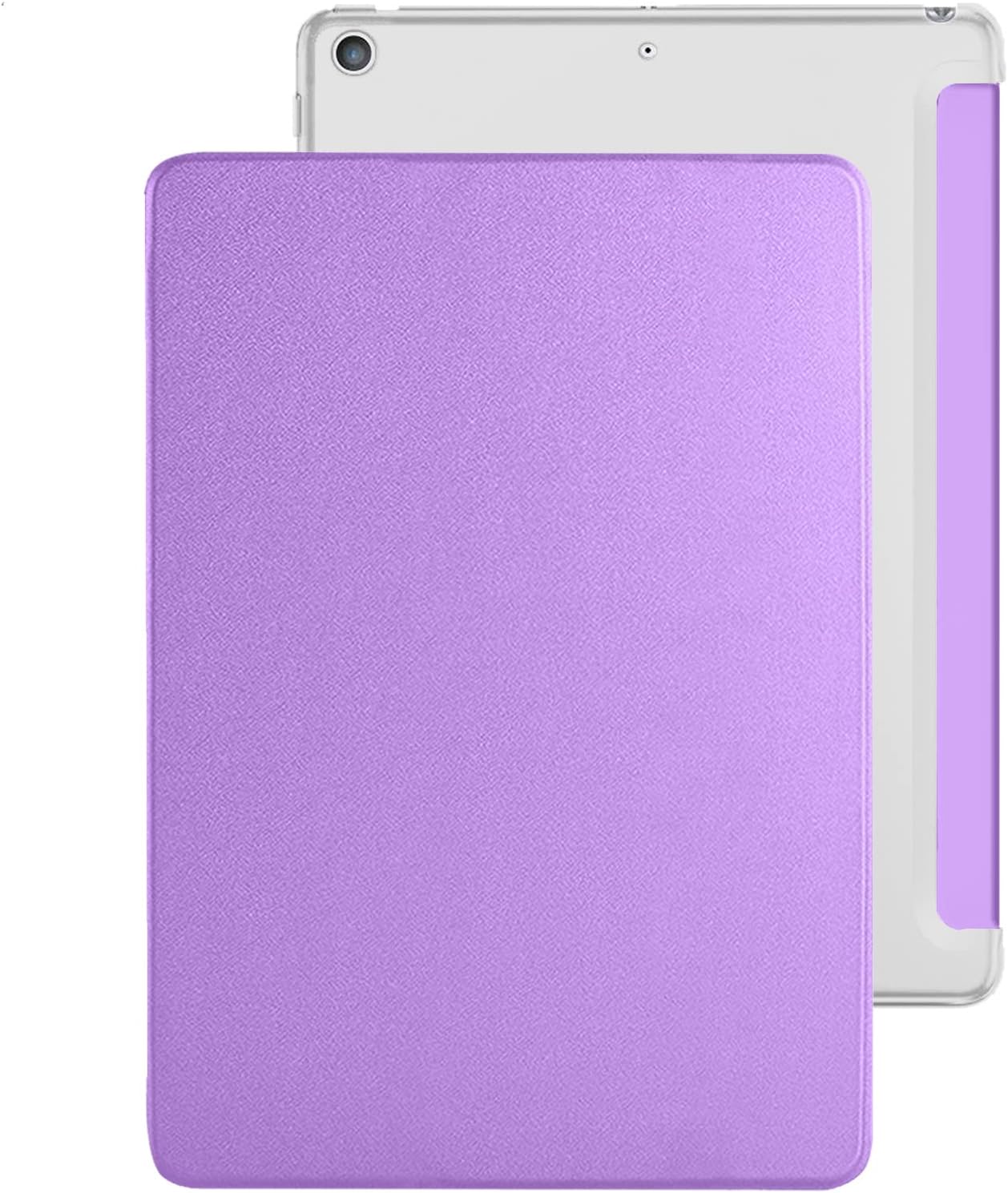 DuraSafe Cases iPad PRO 12.9 Inch 1st [ Pro 12.9 1 Generation 2015 ] ML3Q2LL/A ML3N2LL/A ML3K2LL/A ML0H2LL/A ML0G2LL/A Trifold PC Lightweight Smart PU Leather Protective Hard Back Cover - Purple