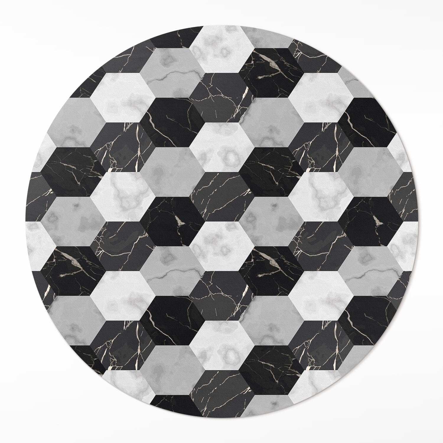 Tapis vinyle résistant à la rayure ø80 cm entretien facile maison
