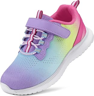 RUNSIDE Kids Sneakers Boys Girls Lightweight Breathable Running Walking Shoes Toddler Little Big Kid