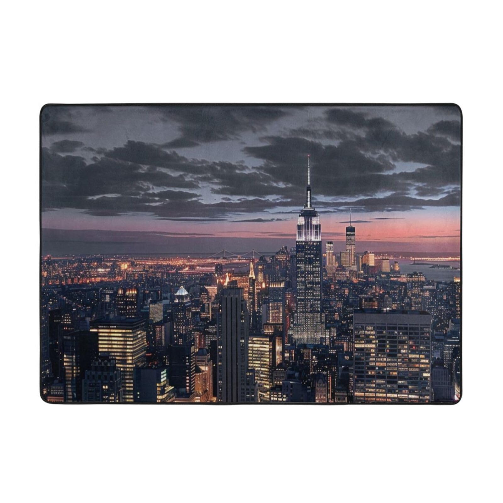 Tapis en flanelle anti-perte de poils et mousse mémoire pour un sol chaud et silencieux