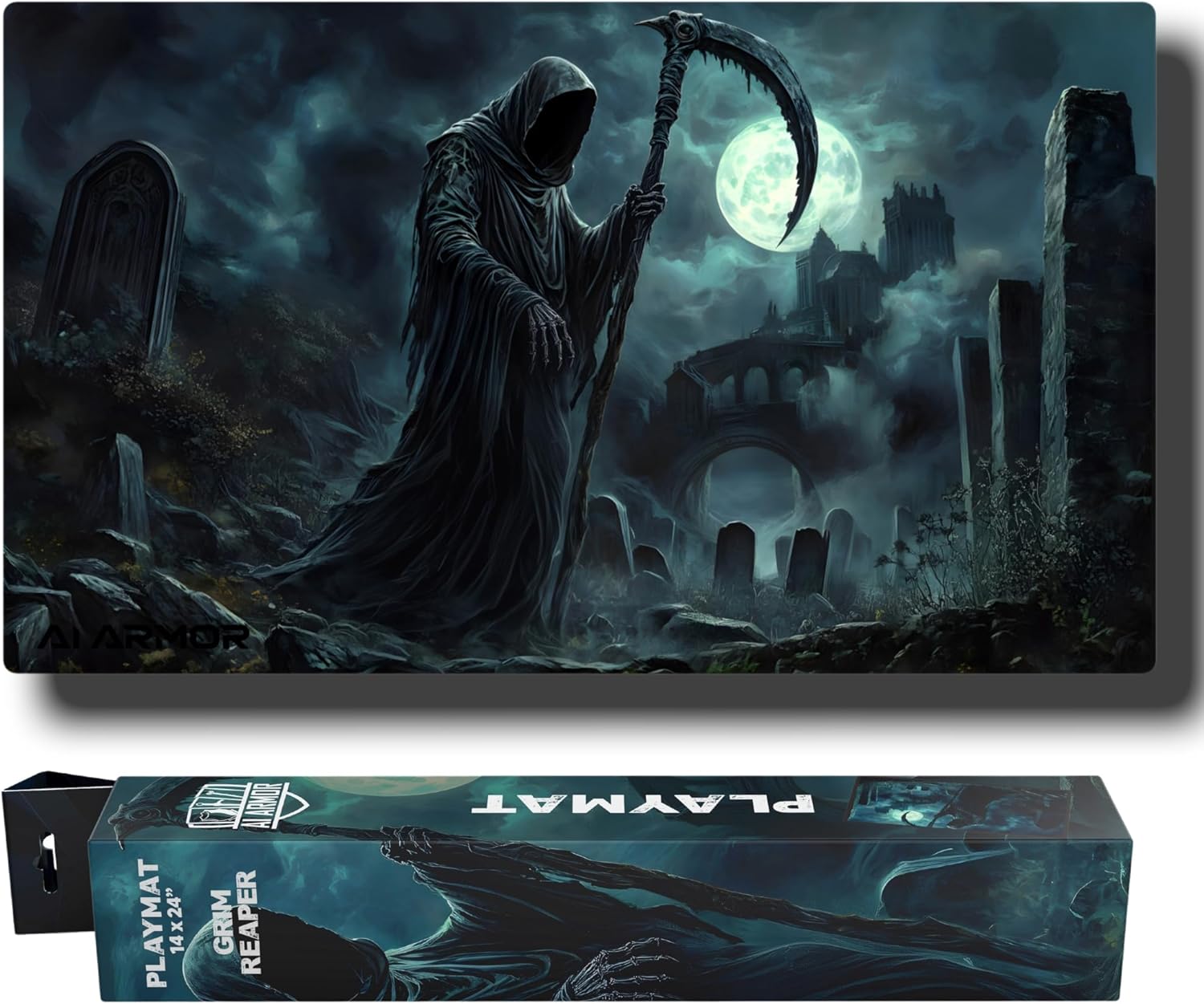 Playmat - 14x24 TCG/MTG Playmat (Grim Reaper)