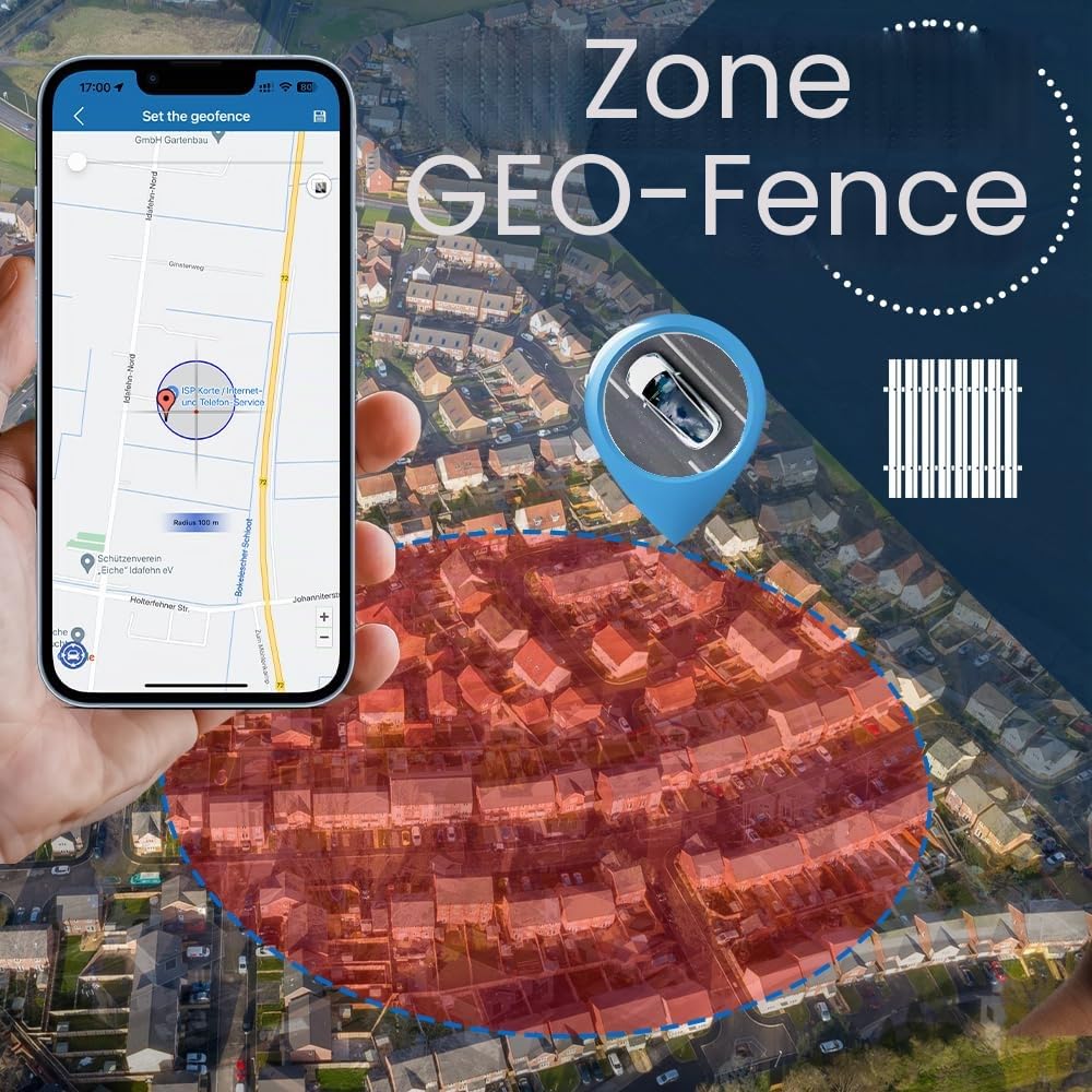TKMARS 4G Localizzatore GPS per Auto, 10000mAh Tracker Magnetico Senza Abbonamento, Dispositivo Antifurto con Posizione in Tempo Reale, App Gratuita per Auto Moto Camion TK905B