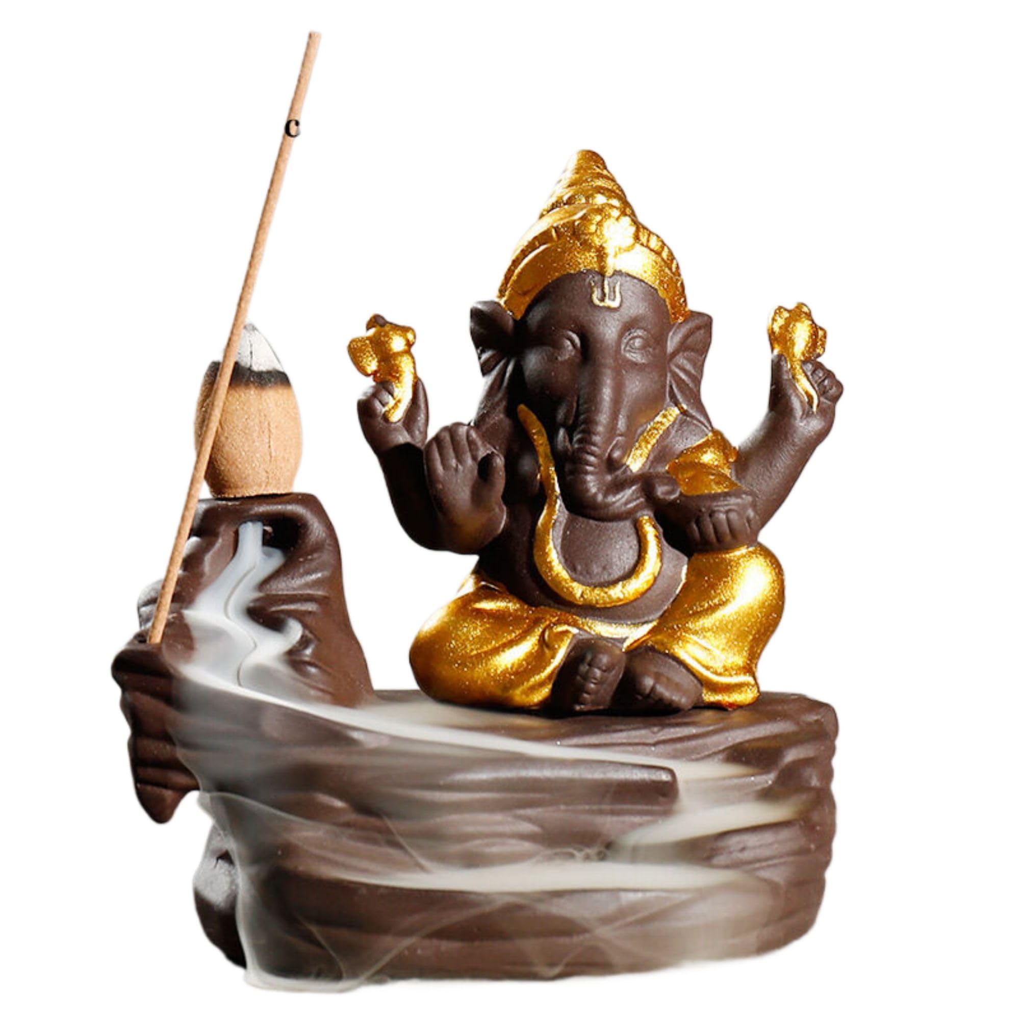 象塔香炉 Amazon.com: Home Decoration, 紫砂塔香炉Incense Holder,泰国宝象倒流