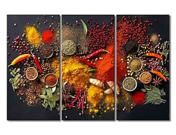 Aromatic Spices Wall Art　ビンテージ　アート Spices Wall Art: Large Canvas Prints, Art Prints & Wall