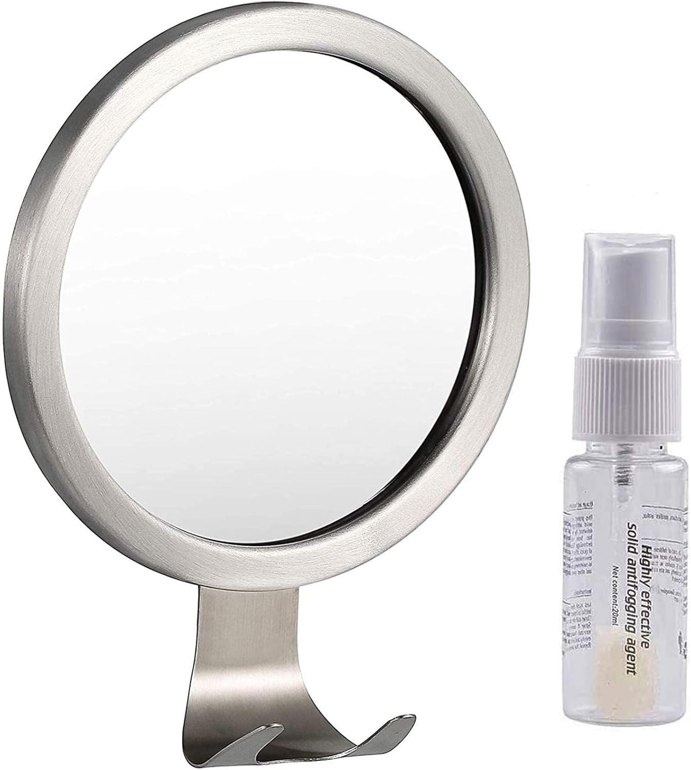 LUXEAR Shower Mirror, Anti Fog Round Shaving Mirror with
