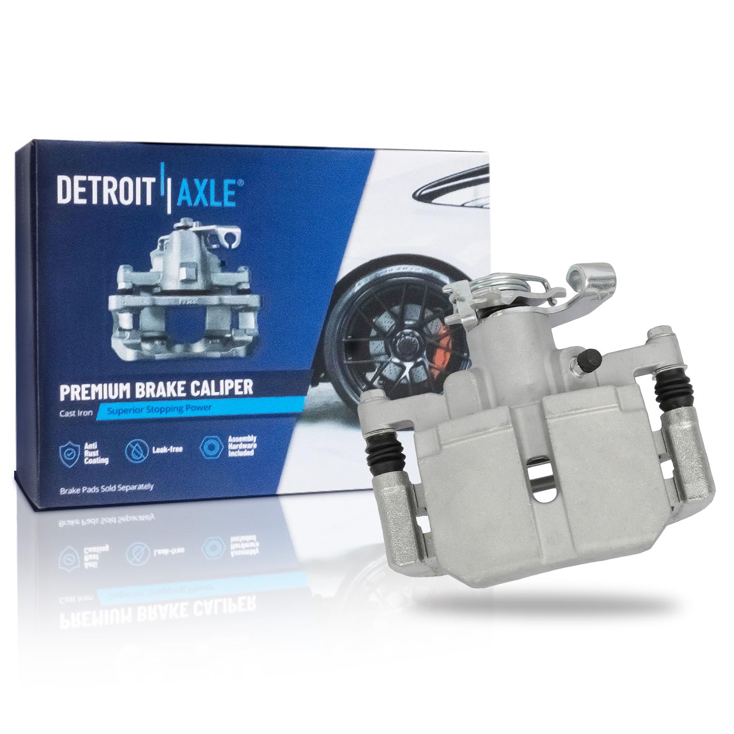 Detroit Axle - Rear Right Brake Caliper for 2013-2016 Dodge Dart