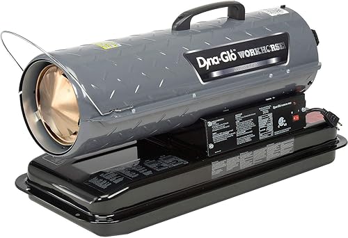 Dyna-Glo Workhorse KFA50WH, calentador de aire forzado de queroseno de 50 K BTU
