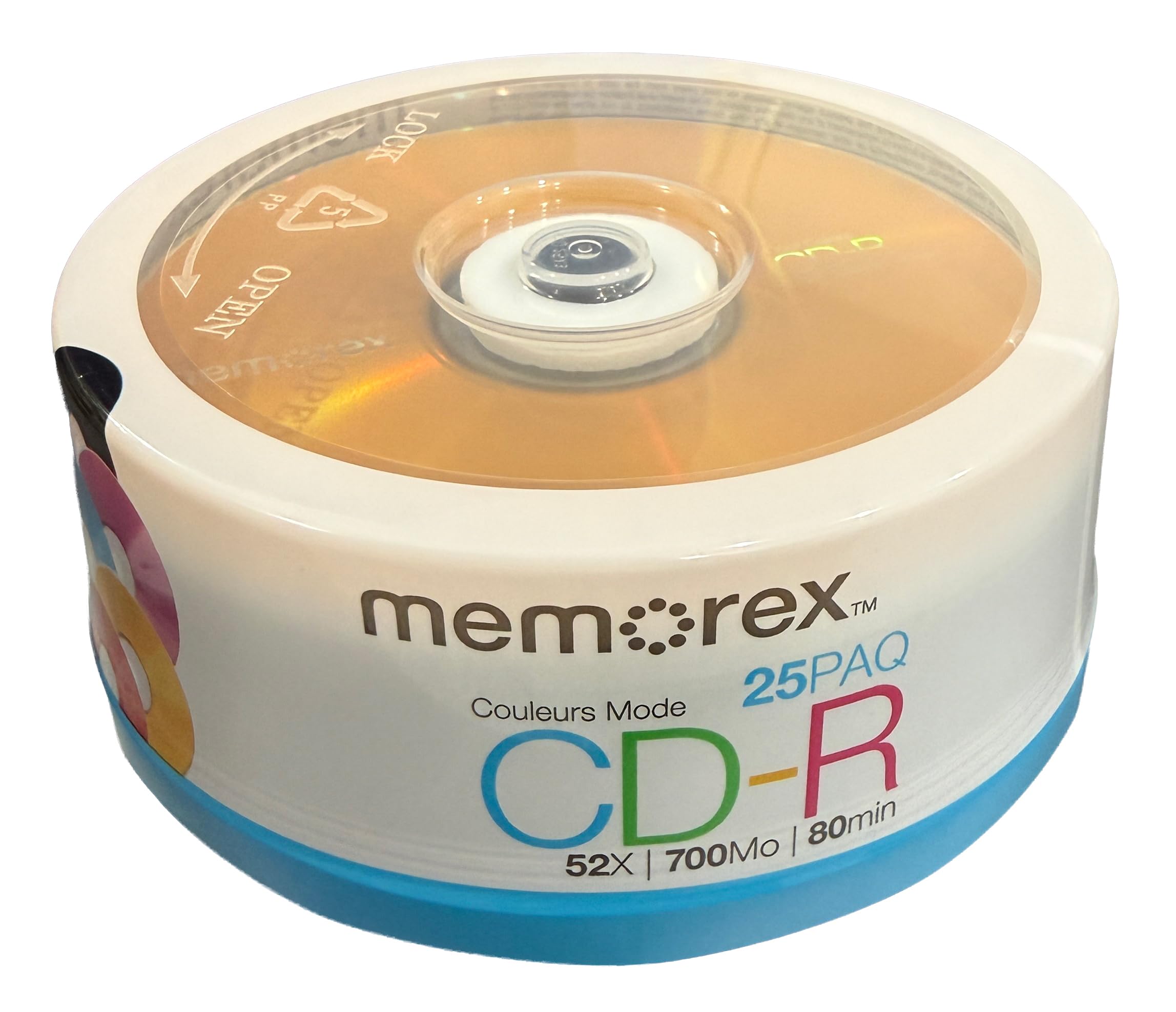 Memorex Blank Cd-R 80 Min 700 Mb Cake Box 25/Pack-image-49