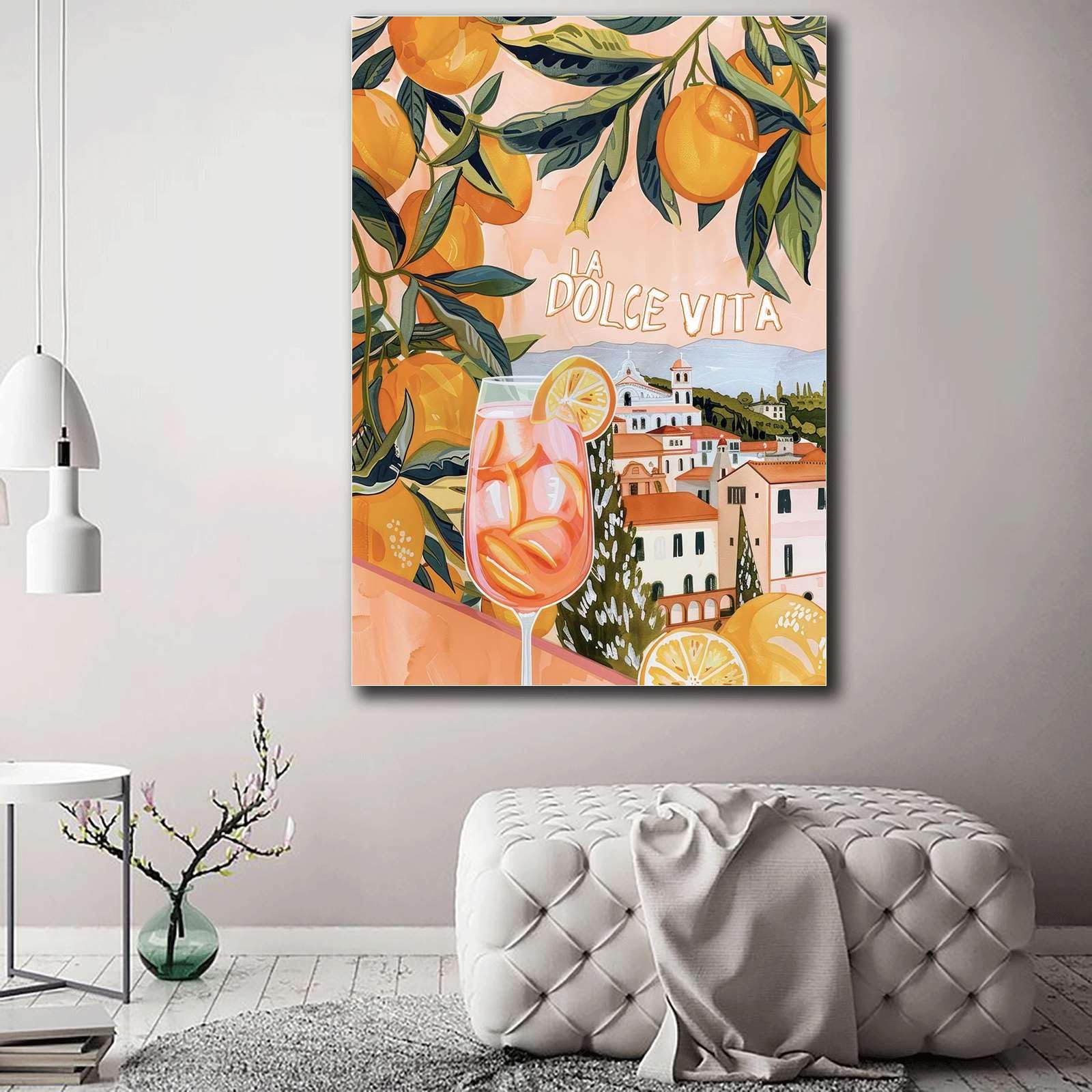 Amazon.com: LUCKLYDOUDOU Poster Wall Art Picture La Dolce Vita