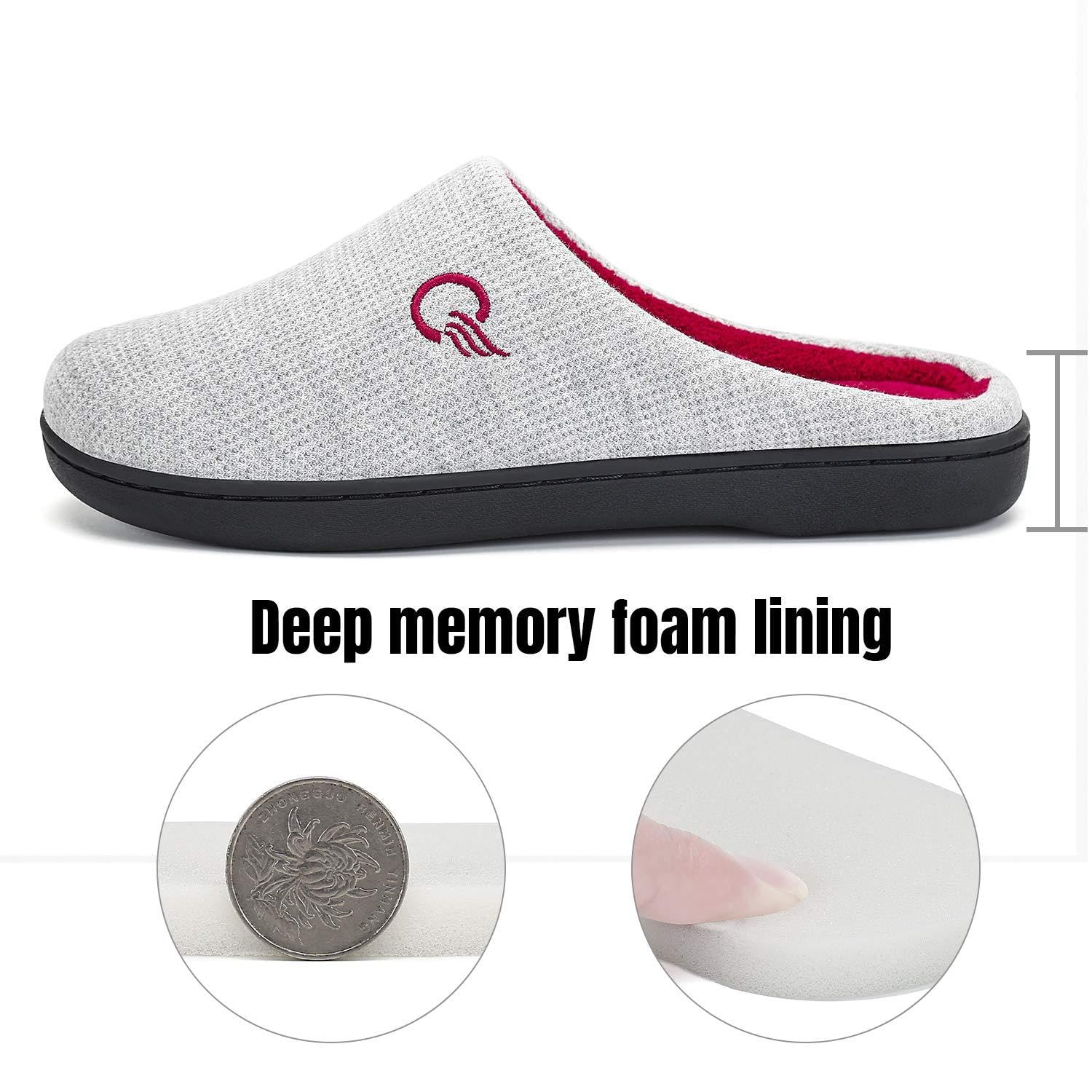 Mishansha Pantofole Uomo in Memory Foam da Donna Pantofole Morbide e Calde per la Casa Taglia 36-47 EU