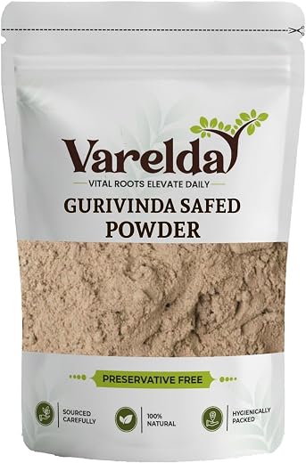 VARELDA Gurivinda Safed Powder - Chirmati Safed Powder - Abrus Precatorius (2000 Grams)