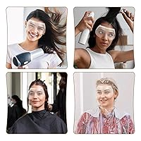 Vista 7 de 50 gafas de pestañas para ducha, protector de ojos después de cirugía de cataratas, visera transparente para adultos, protector facial desechable