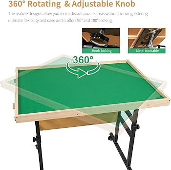 Amazon.com: ALL4JIG 1500 Pieces 360°Rotating Puzzle Table