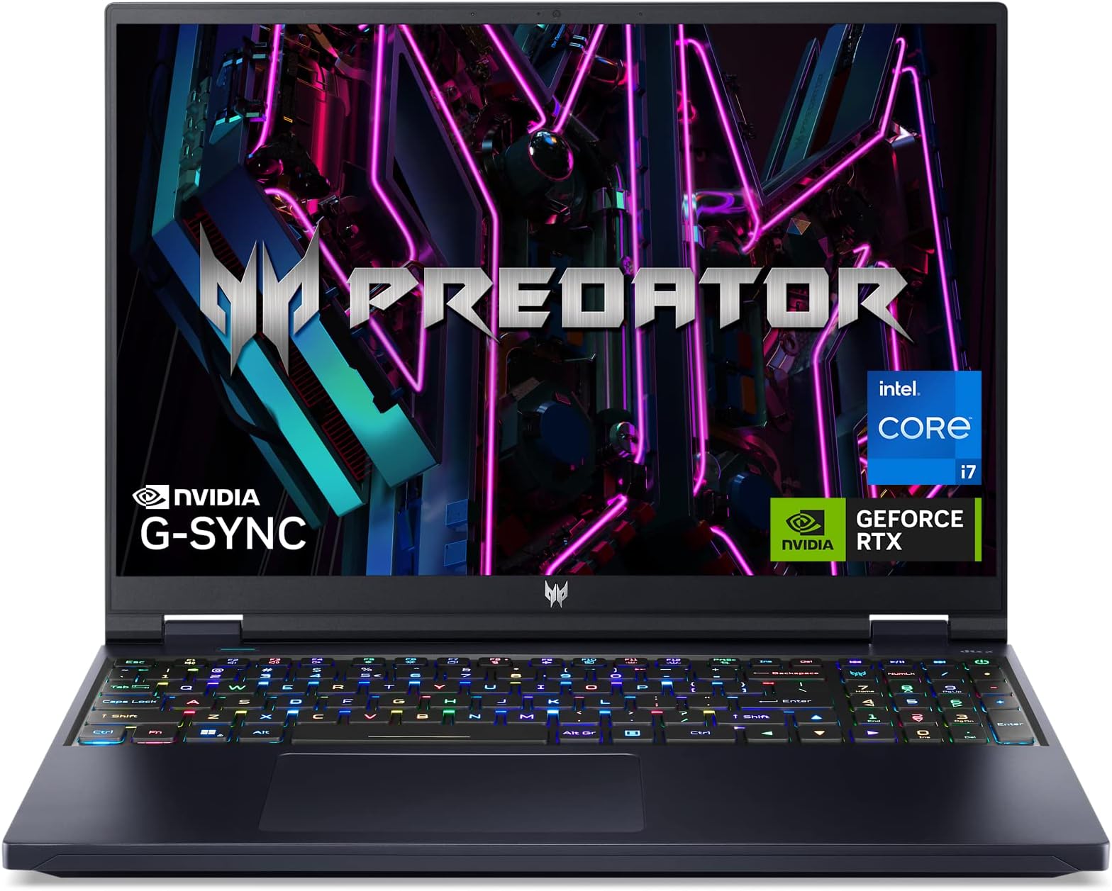 Predator Helios 16 Gaming Laptop | 13th Gen Intel Core i7-13700HX | NVIDIA GeForce RTX 4060 | 16" 2560 x 1600 165Hz G-SYNC Display | 16GB DDR5 | 1TB Gen 4 SSD | Killer Wi-Fi 6E | PH16-71-74UU