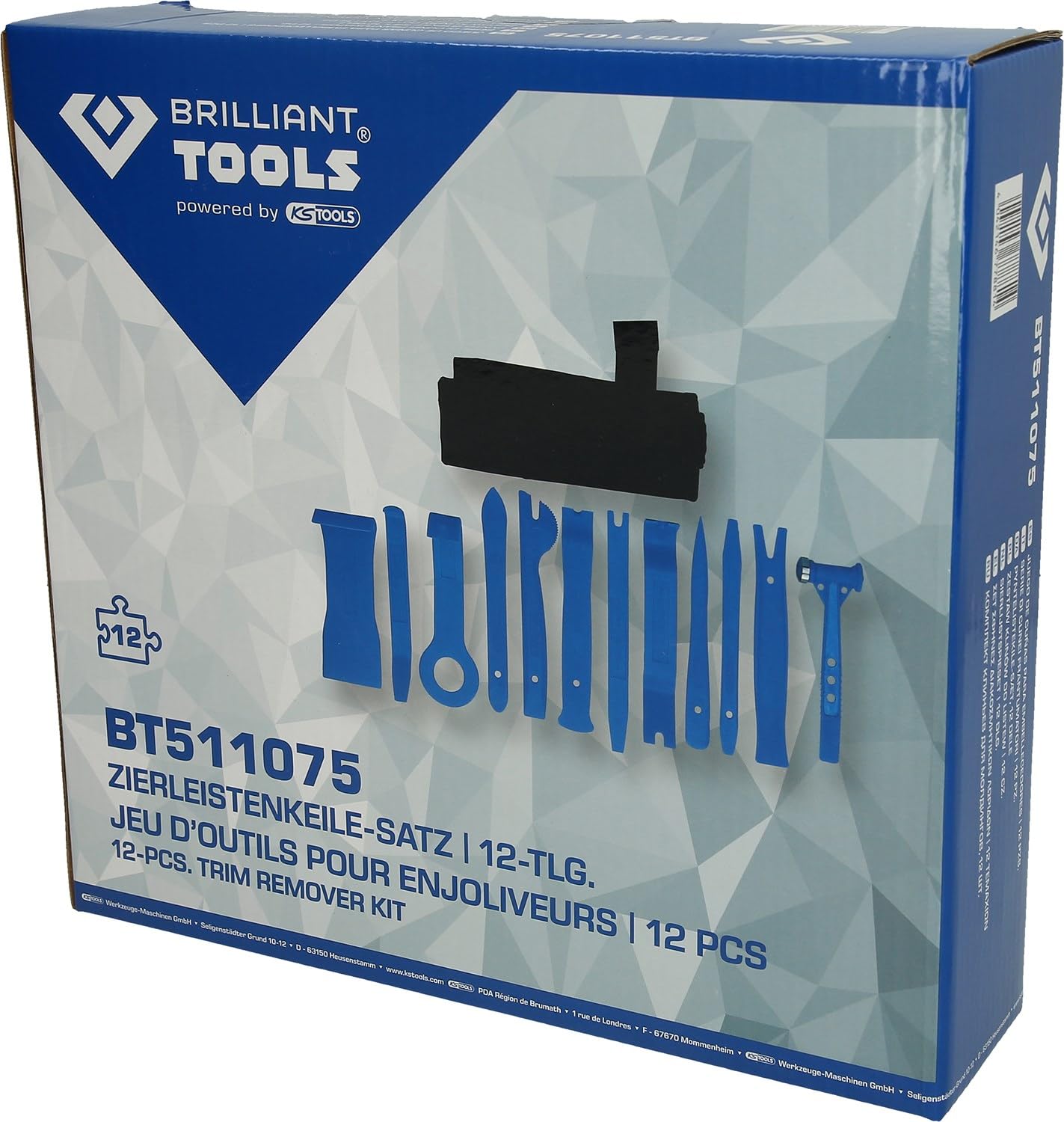 Brilliant Tools BT511025 Zierleistenkeile-Satz, 6-tlg Brilliant Tools BT511025 Zierleistenkeile-Satz, 6-tlg