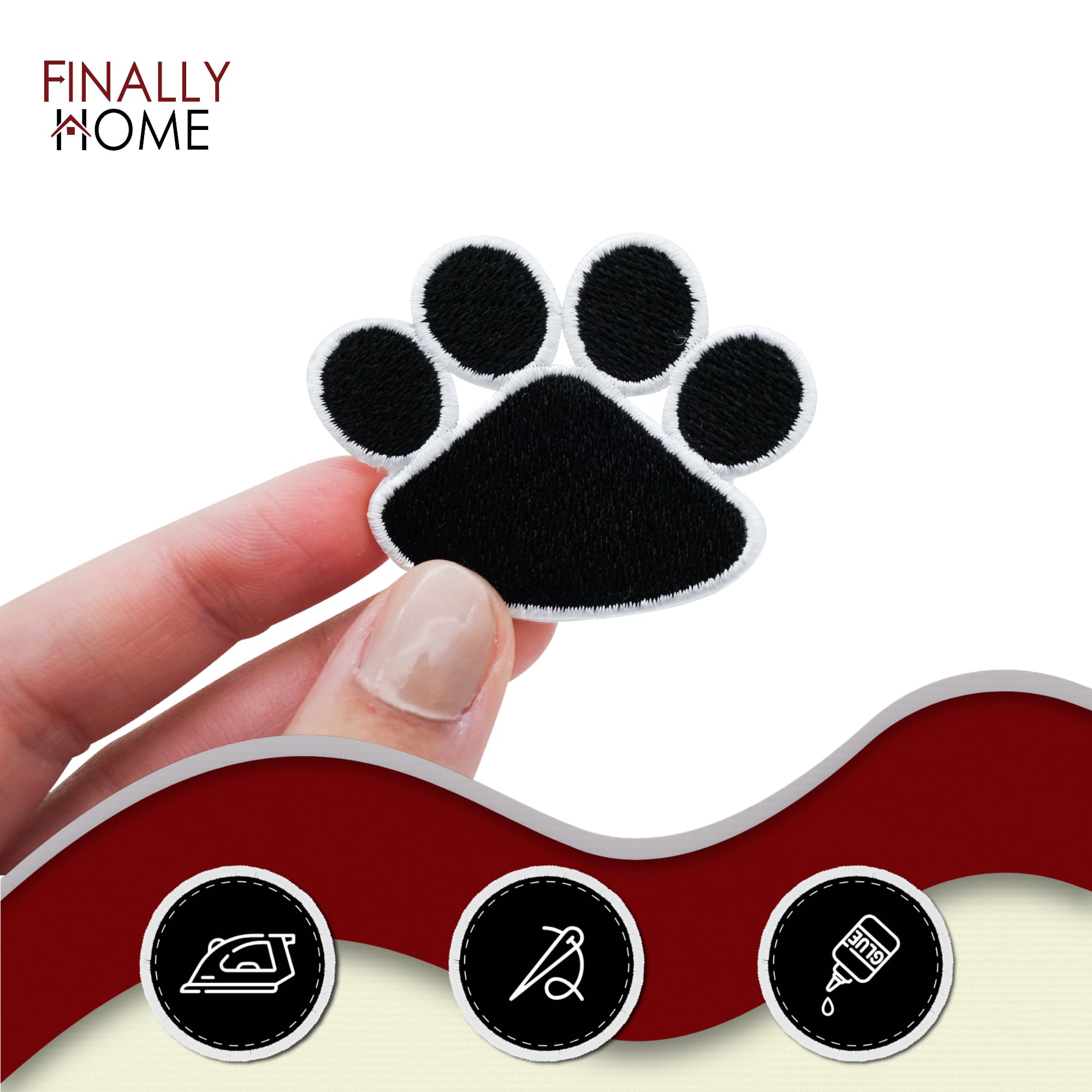 Finally Home Écusson Thermocollant | Crâne De Motard Allemand | Patch à Coller Au Fer à Repasser