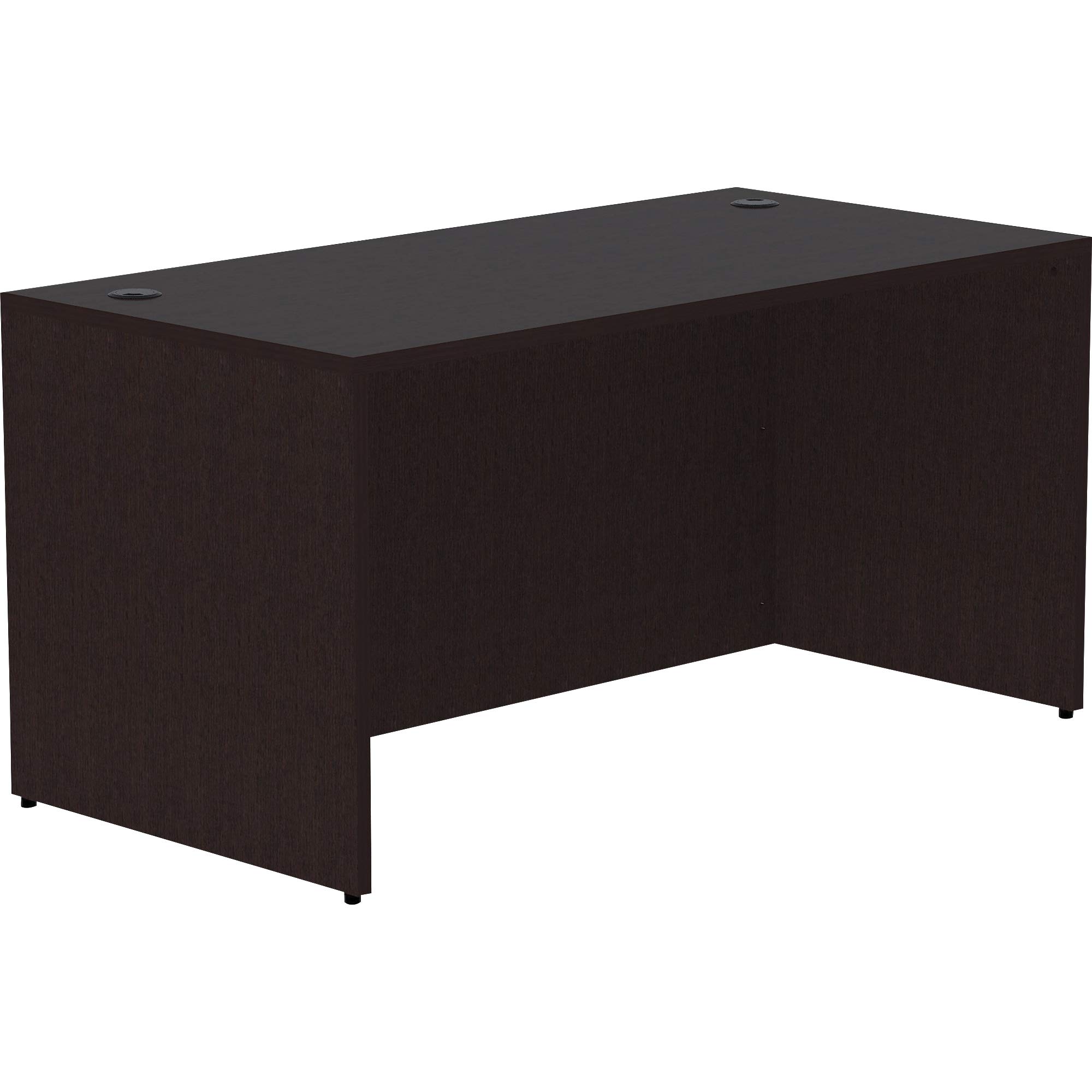 Lorell, LLR18208, Espresso Laminate Desk, 1 Each