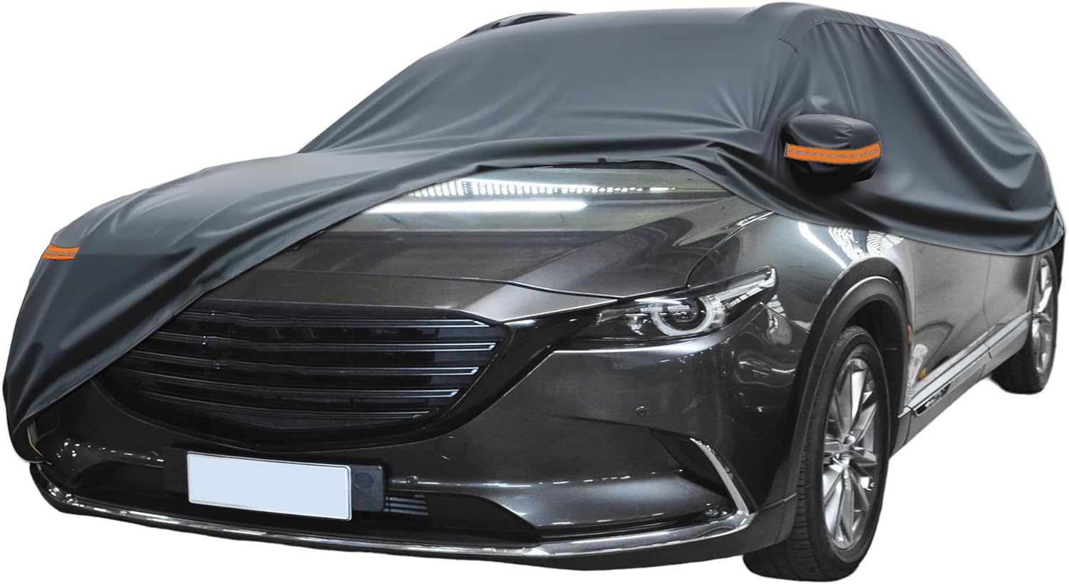 Car Cover Waterproof Custom Fit for Mazda CX-5 All Weather for Automobiles Outdoor Snow Sun Dust Protection Full Exterior Cover with Door Zipper