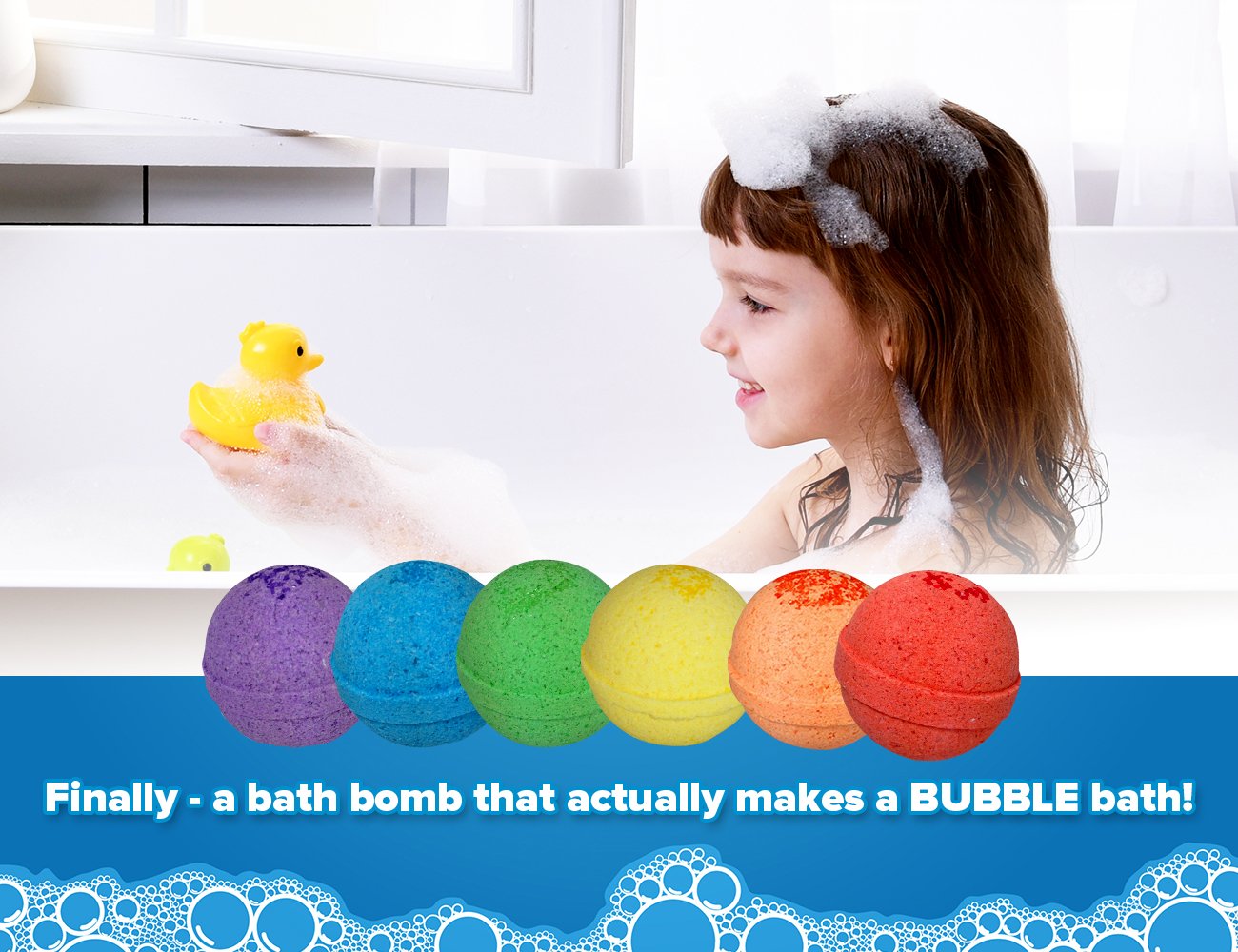 Amazon.com : Kids Bath Bombs with Surprise Toys Inside (6 Pack) - Releases Color & Bubbles, Won't Stain Tub, Moisturizing, Large Bubble Bomb, USA Made - Ideal Gift for Girls & Boys Amazon.com : Kids Bath Bombs with Surprise Toys Inside (6 Pack) - Releases Color & Bubbles, Won't Stain Tub, Moisturizing, Large Bubble Bomb, USA Made - Ideal Gift for Girls & Boys
