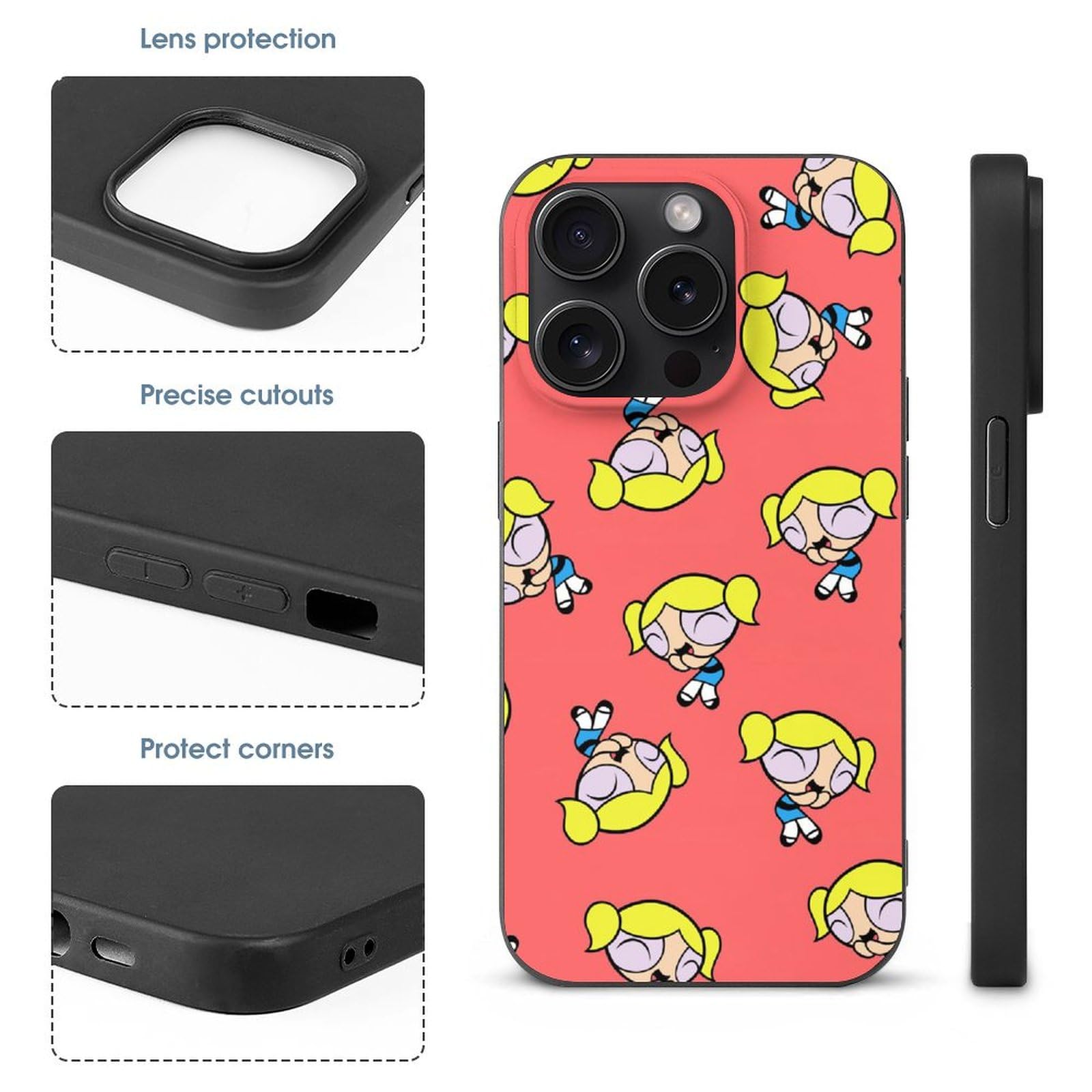 iPhone15 Plus パワーパフガールズ スマホ カバー ケース Amazon.co.jp: iPhone 15 Plus ケース 手帳型 パワーパフ