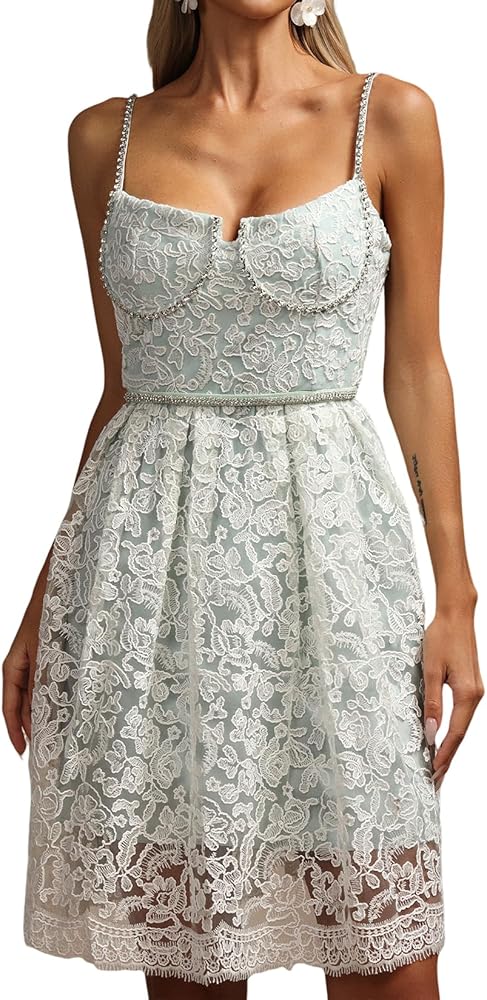 open lace back dress JANE dress Garden Party – Lesley Evers main image 0
