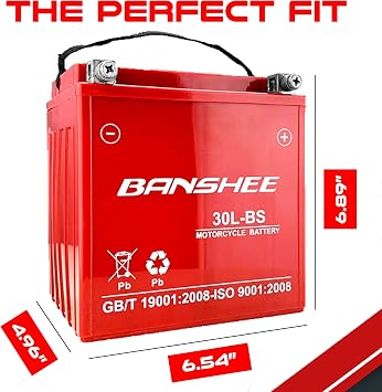 Banshee YTX30L-BS بطارية رياضية عالية الأداء 500CCA