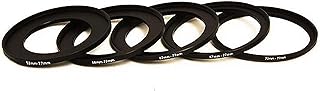 Genus Genustech 77mm Step-Up Ring Set, Includes 52-77mm, 58-77mm, 62-77mm, 67-77mm, 72-77mm Step-Up Rings