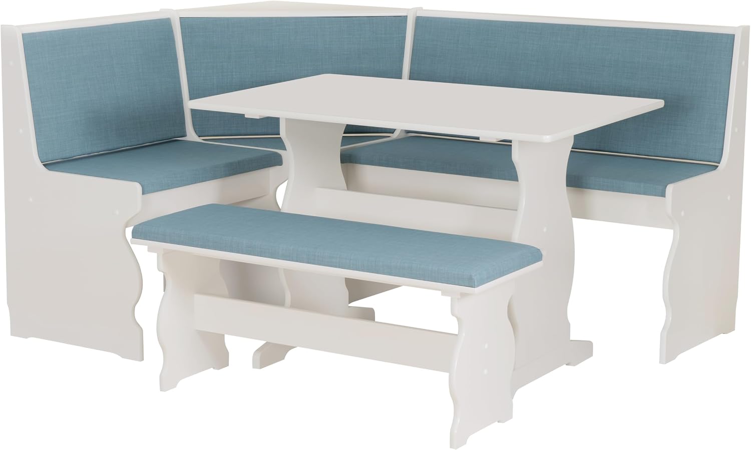 Linon Lucy Capri Blue Nook 66.25 x 34.5 x 50.25