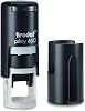 Trodat Printy 4612 Self-Inking Stamp, Personalised Round Text, up to 2 Lines, 11 mm Diameter – Choice of Ink Colours, Stamps4u UK