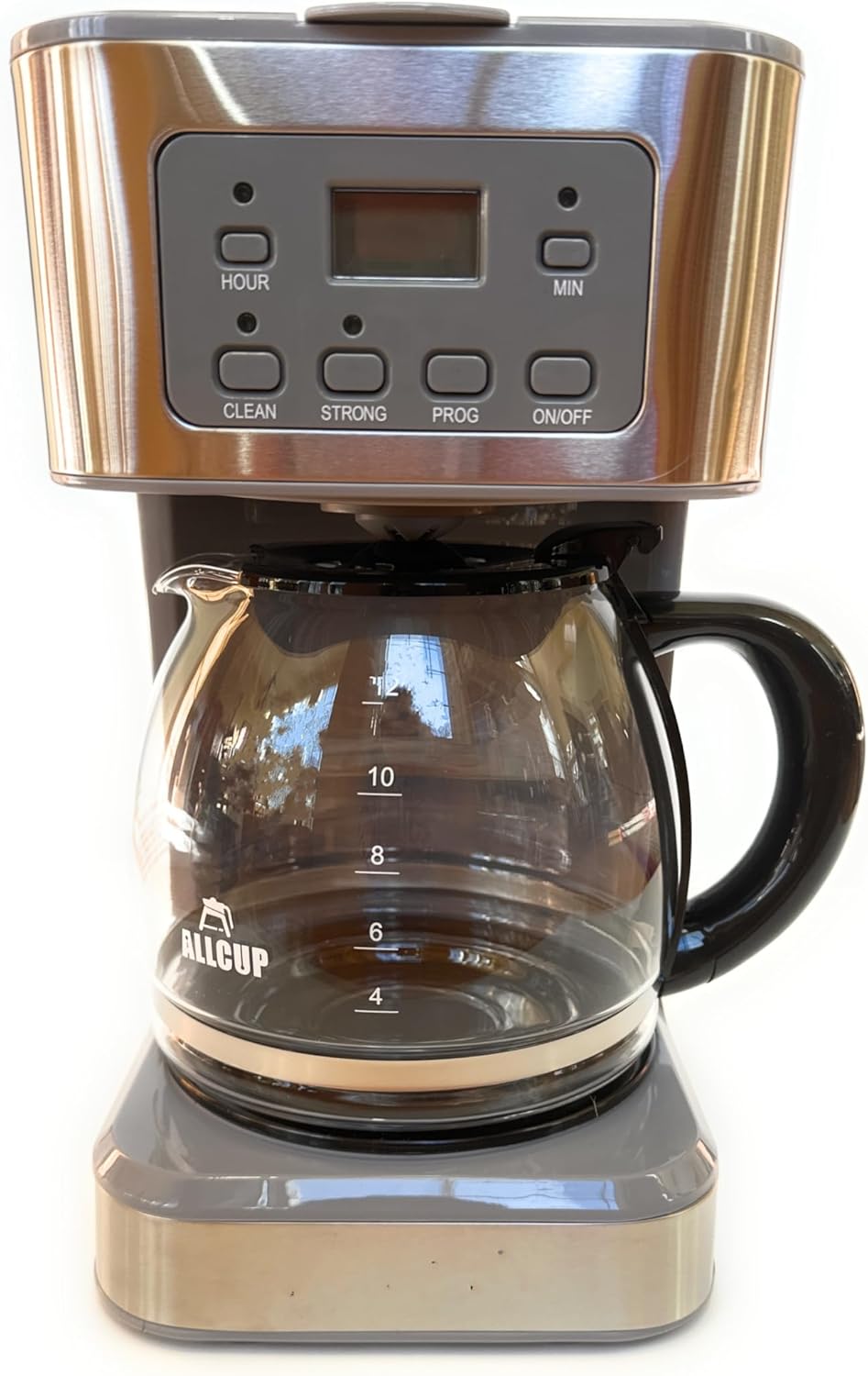 12cup coffee Maker Pot Carefe (blake handle and lid) compitable with Taylor Swoden Coffee Maker Model 300105REU - Image 4