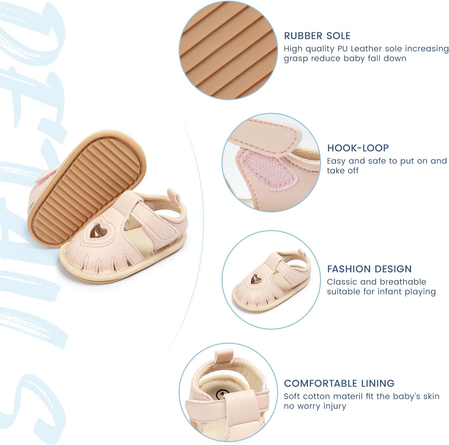 Sawimlgy Baby Girls Boys Sandals Summer Causal Beach Shoes image 3