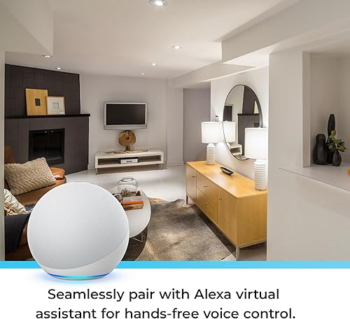 Miniatura 2 de GLOBE Electric 50594 funciona con Alexa Only Wi-Fi Smart Multicolor cambiante RGB sintonizable blanco esmerilado bombilla LED, activada por voz,