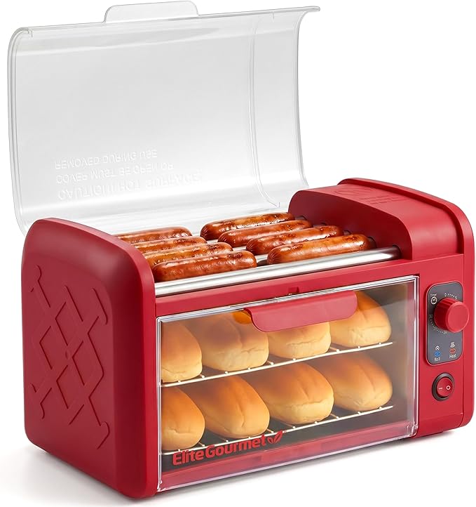 Elite Gourmet 8 Hot Dog Roller & Toaster Oven Review: A Comprehensive Look