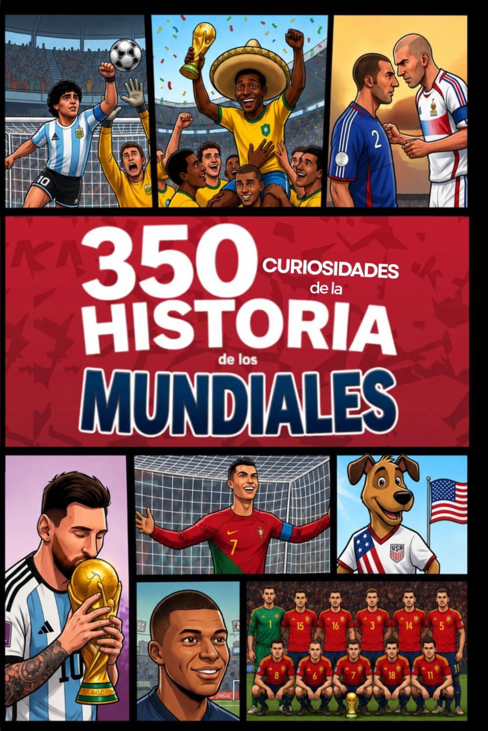 HISTORIA DE LOS MUNDIALES DE FUTBOL: 350 Curiosidades y anécdotas que todo fanático del fútbol debe conocer. La Guía Completa de la Copa del Mundo
